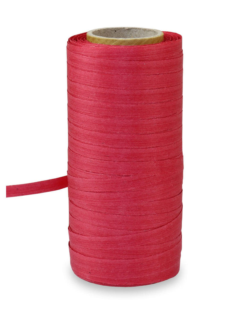 PRÄSENT Baumwollbänder 5 mm x 100 m rot