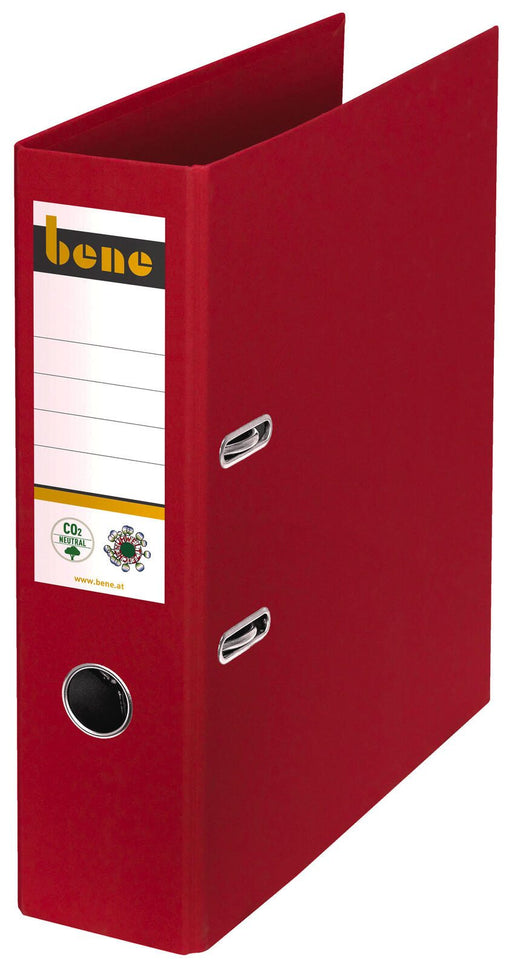 bene Ordner Rückenbreite 8 cm DIN A4 Karton rot