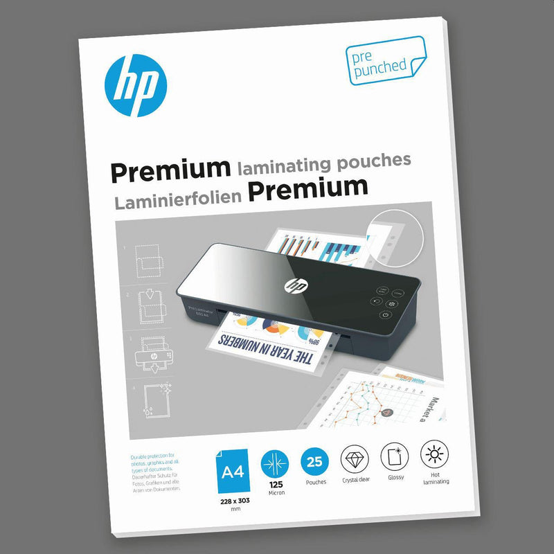HP Laminierfolien glänzend 125 mikron A4