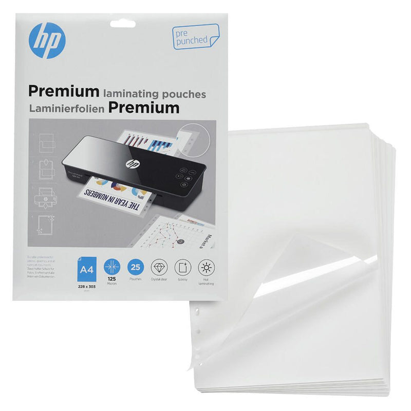 HP Laminierfolien glänzend 125 mikron A4