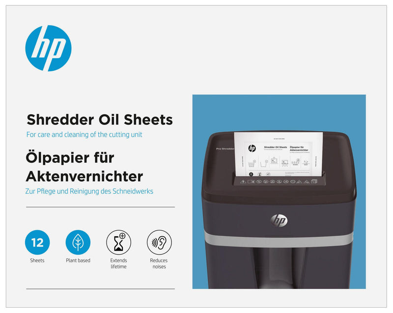 HP Aktenvernichter-Ölblätter 12 Blatt