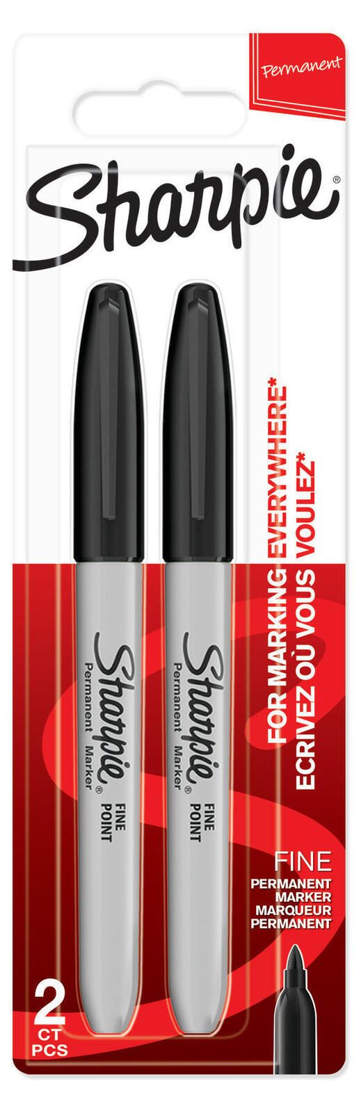 Sharpie Permanentmarker 0.9 mm Schwarz