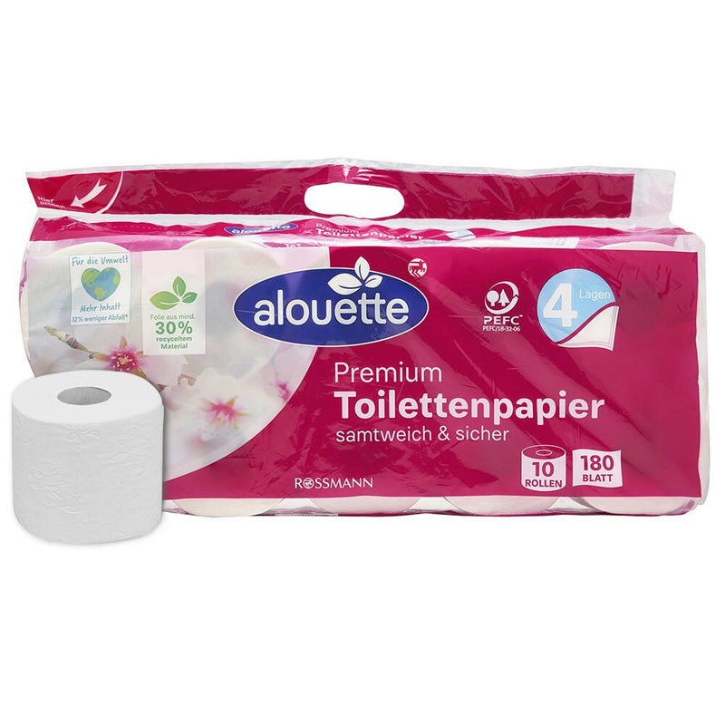 alouette Toilettenpapier 4-lagig