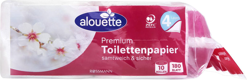 alouette Toilettenpapier 4-lagig