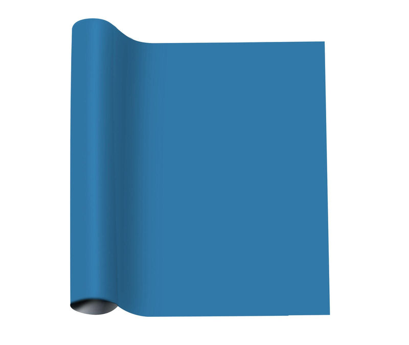 plottiX Aufbügelfolie 32 cm x 50 cm königsblau