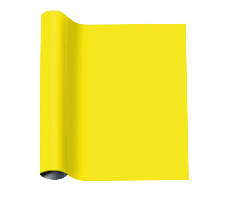 plottiX Aufbügelfolie 32 cm x 50 cm zitronengelb