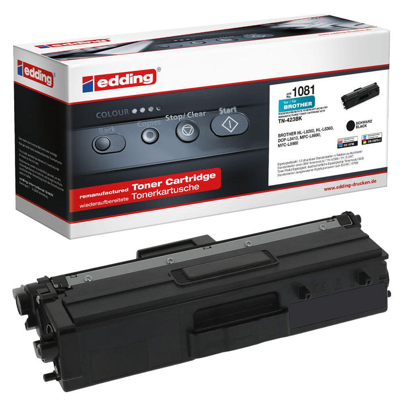 edding Toner EDD-1081 schwarz kompatibel zu brother TN-423BK