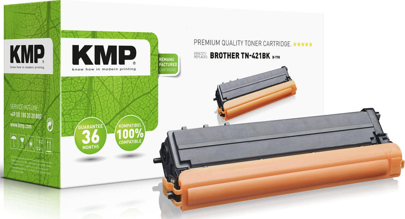 KMP Toner B-T98 schwarz kompatibel zu brother TN-421BK
