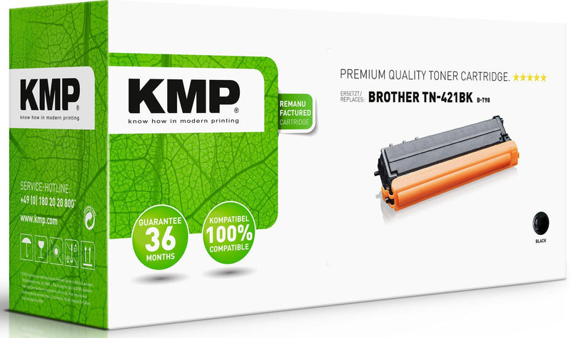KMP Toner B-T98 schwarz kompatibel zu brother TN-421BK