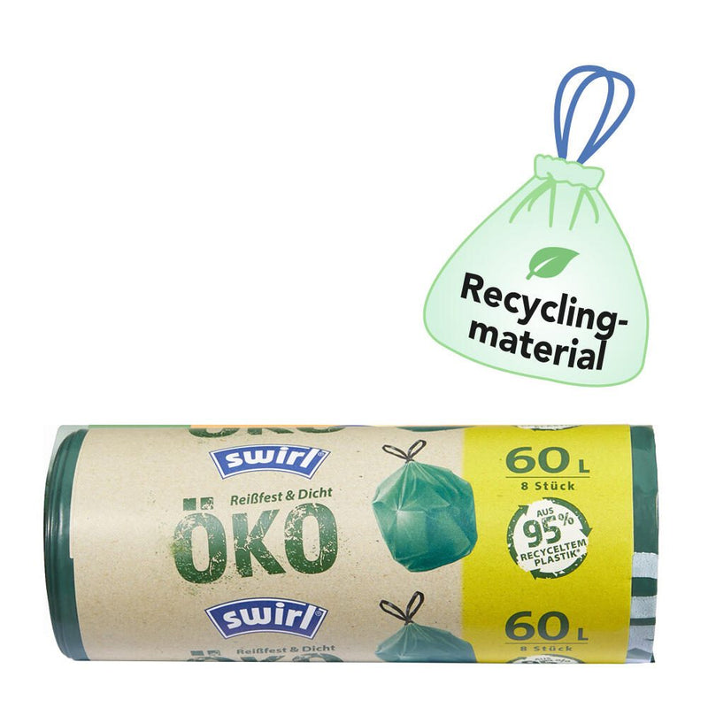 swirl® Müllbeutel 60,0 l grün