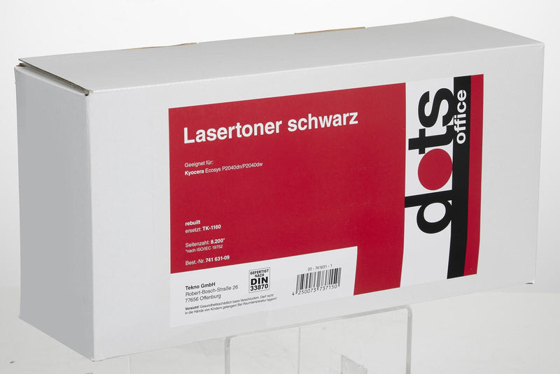dots Toner kompatibel zu KYOCERA TK-1160 schwarz