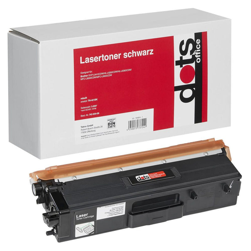 dots Toner kompatibel zu brother TN-421BK schwarz