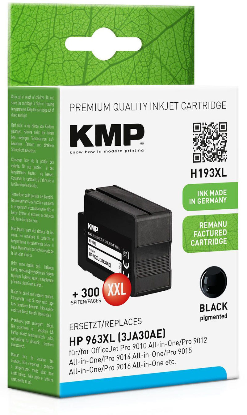 KMP Druckerpatrone H193XL schwarz kompatibel zu HP 963XL (3JA30AE)