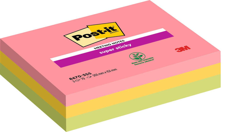 Post-it® Haftnotizen 20,3 x 15,3 cm