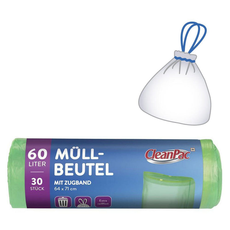 CleanPac Müllbeutel 60,0 l grün