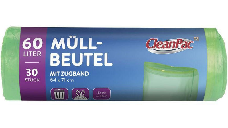 CleanPac Müllbeutel 60,0 l grün