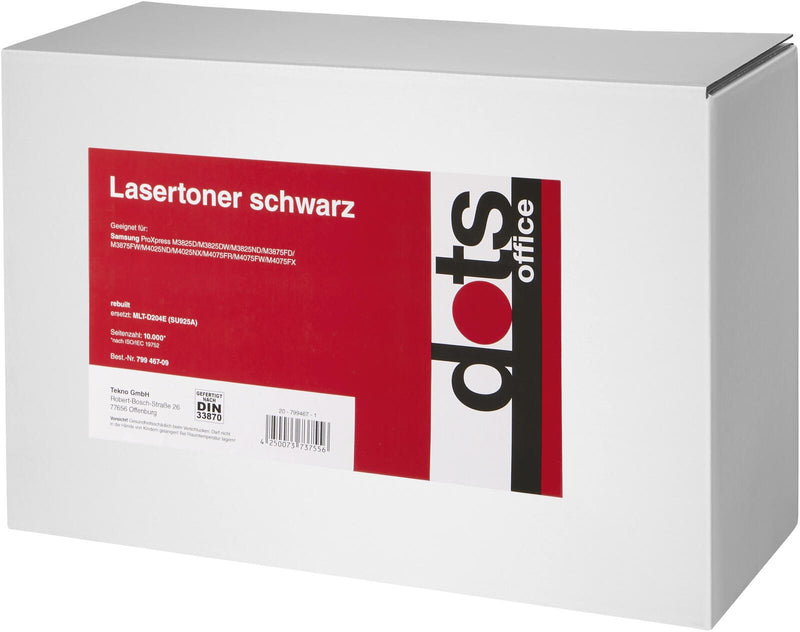 dots Toner kompatibel zu SAMSUNG MLT-D204E (SU925A) schwarz