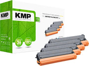 KMP Toner B-T98V schwarz, cyan, magenta, gelb kompatibel zu brother TN421BK/C/M/Y, 4er-Set
