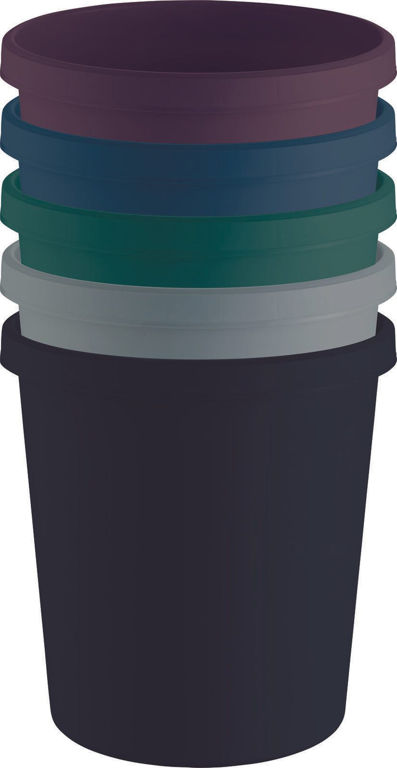 helit Papierkorb 18,0 l schwarz