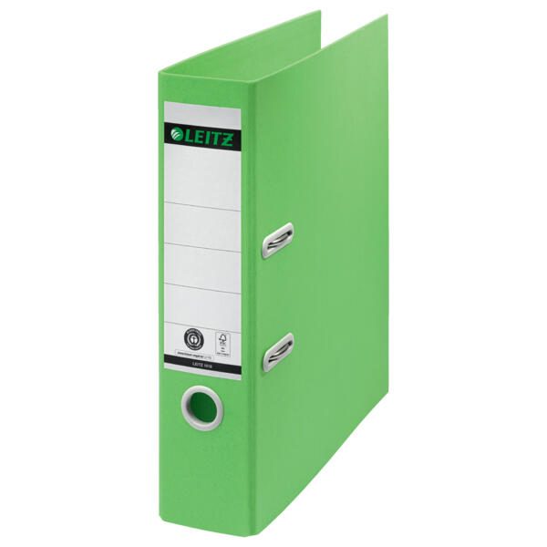 LEITZ Ordner Rückenbreite 8 cm DIN A4 Karton grün