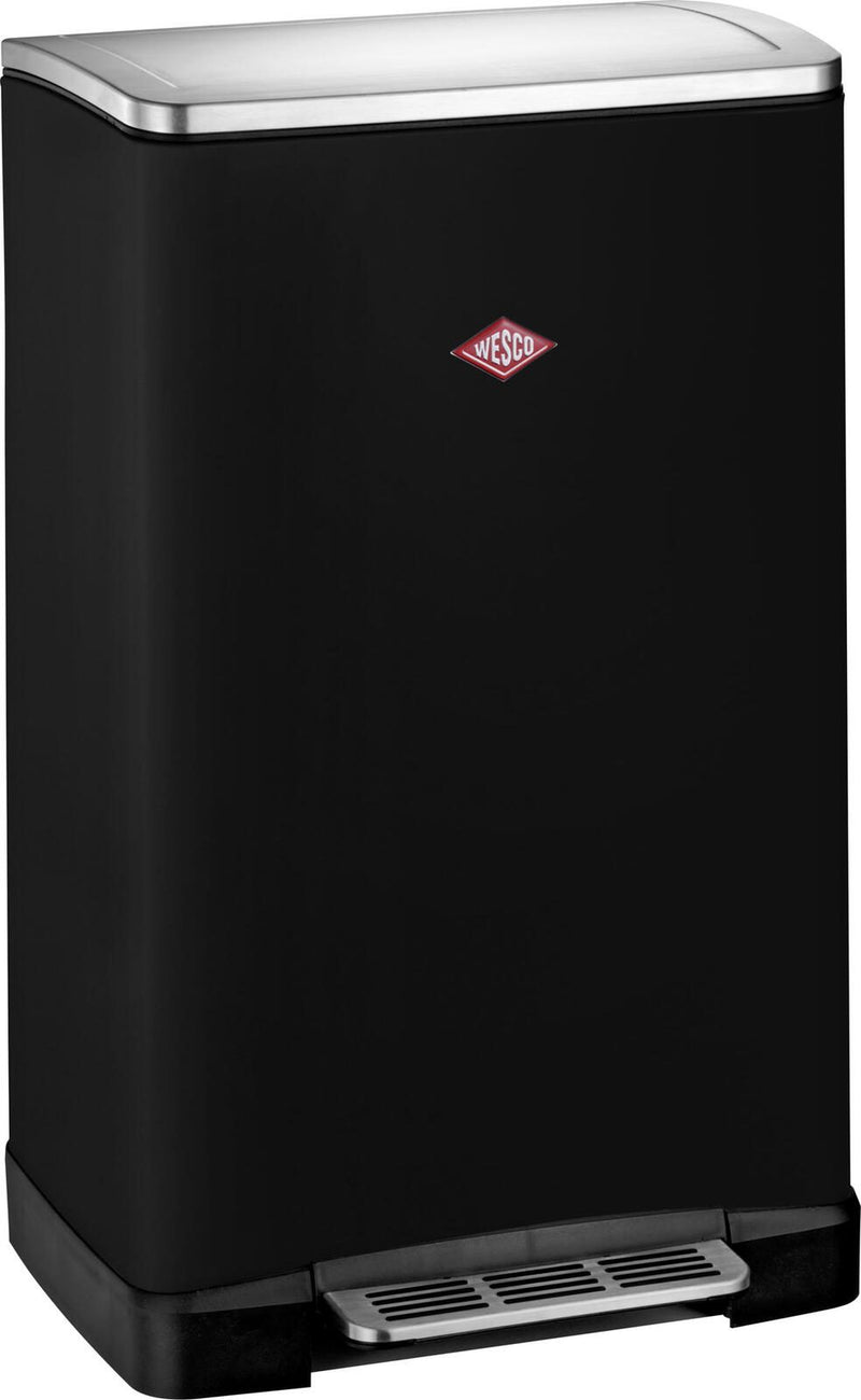 WESCO Mülleimer 40,0 l schwarz, matt