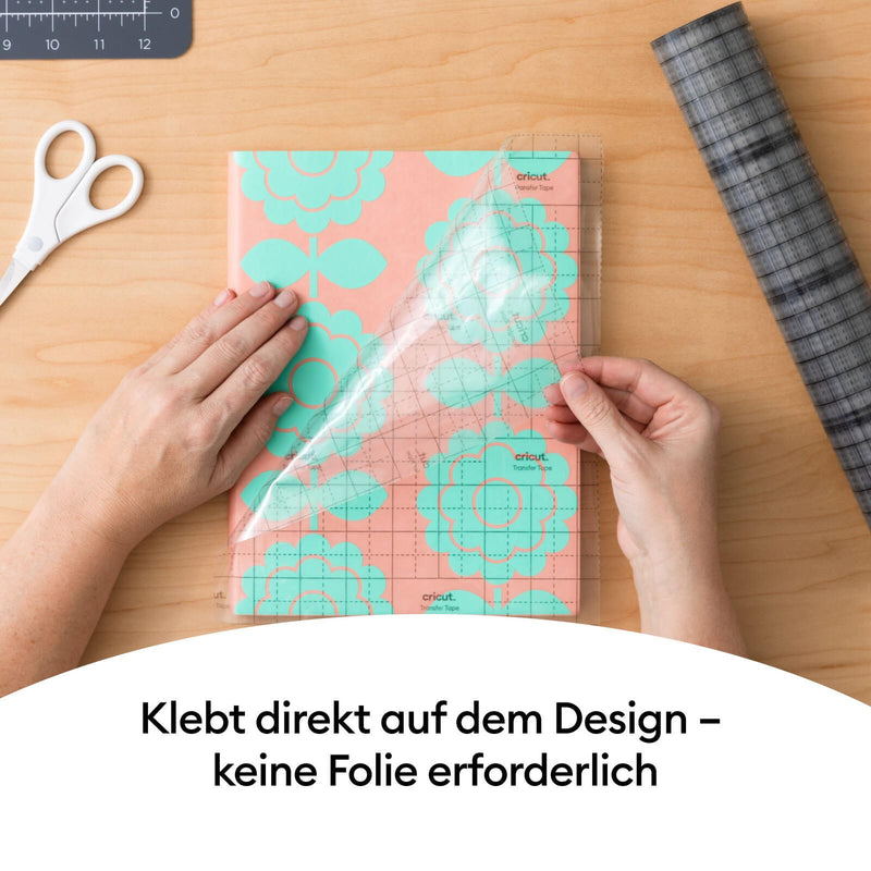 Cricut Transferklebeband ohne Trägerfolie für Vinylfolien 33 cm x 22.8 m
