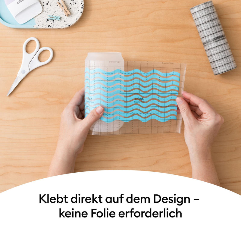 Cricut Transferklebeband ohne Trägerfolie für Vinylfolien 13.9 cm x 3.04 m