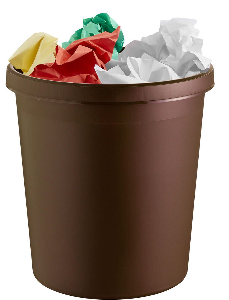 helit Papierkorb 30,0 l braun