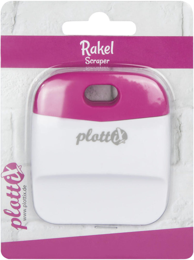 plottiX Rakel für Schneideplotter weiß, pink