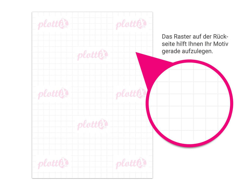plottiX Sublimationspapier weiß