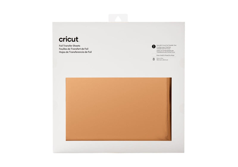 Cricut Transferfolien für Schneideplotter 30.5 cm x 30.5 cm roségold