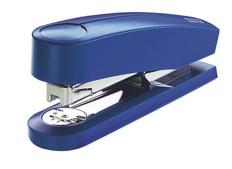 novus Heftgerät blau