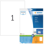 HERMA Etiketten 8637 weiß 210,0 x 297,0 mm