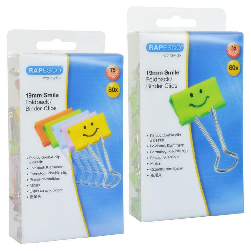 RAPESCO® Foldbackklammern grün 1.9 cm