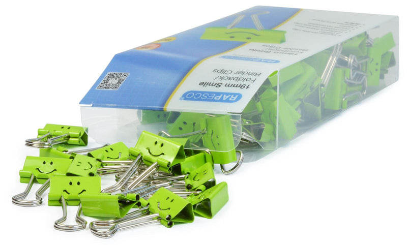 RAPESCO® Foldbackklammern grün 1.9 cm