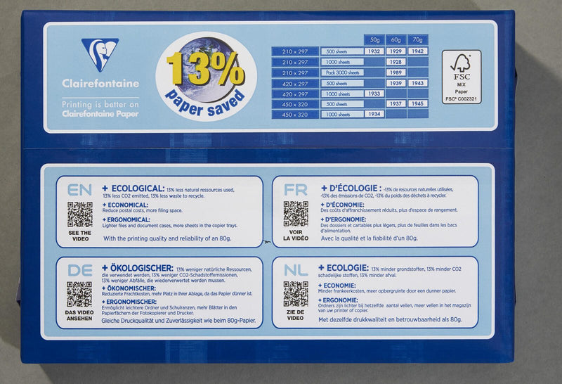 Clairefontaine Kopierpapier DIN A4 70 g/m²