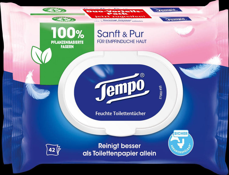 Tempo Feuchtes Toilettenpapier frisch 1-lagig