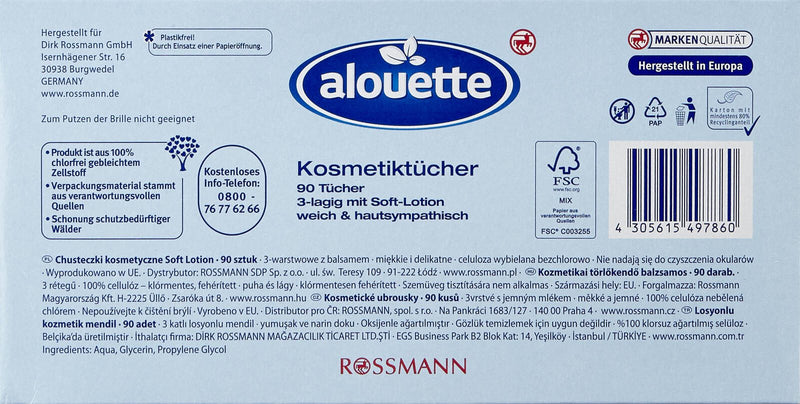alouette Kosmetiktücherbox 3-lagig