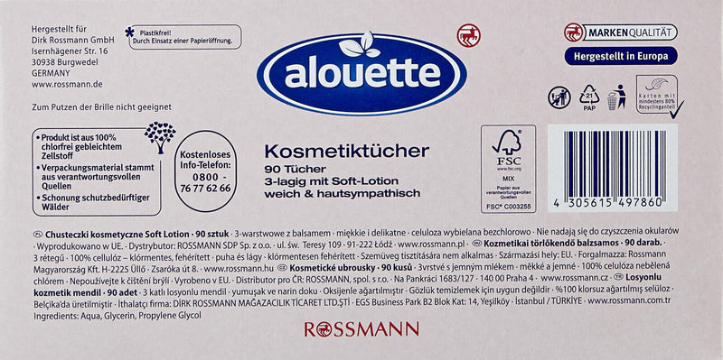 alouette Kosmetiktücherbox 3-lagig