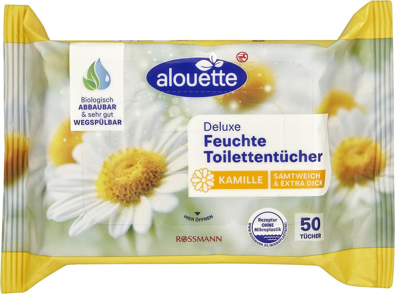 alouette Feuchtes Toilettenpapier Kamille 1-lagig