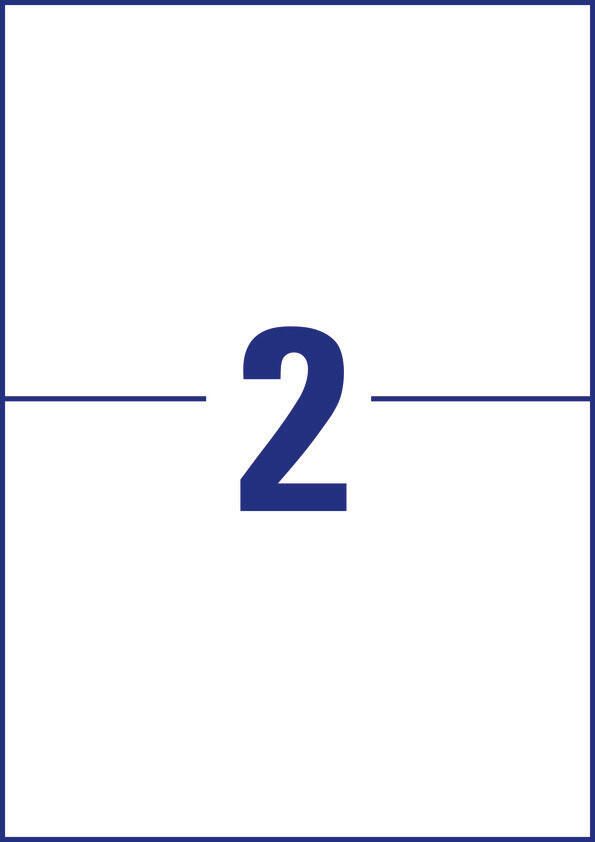 AVERY Zweckform Etiketten LR3655-10 weiß 210,0 x 148,0 mm