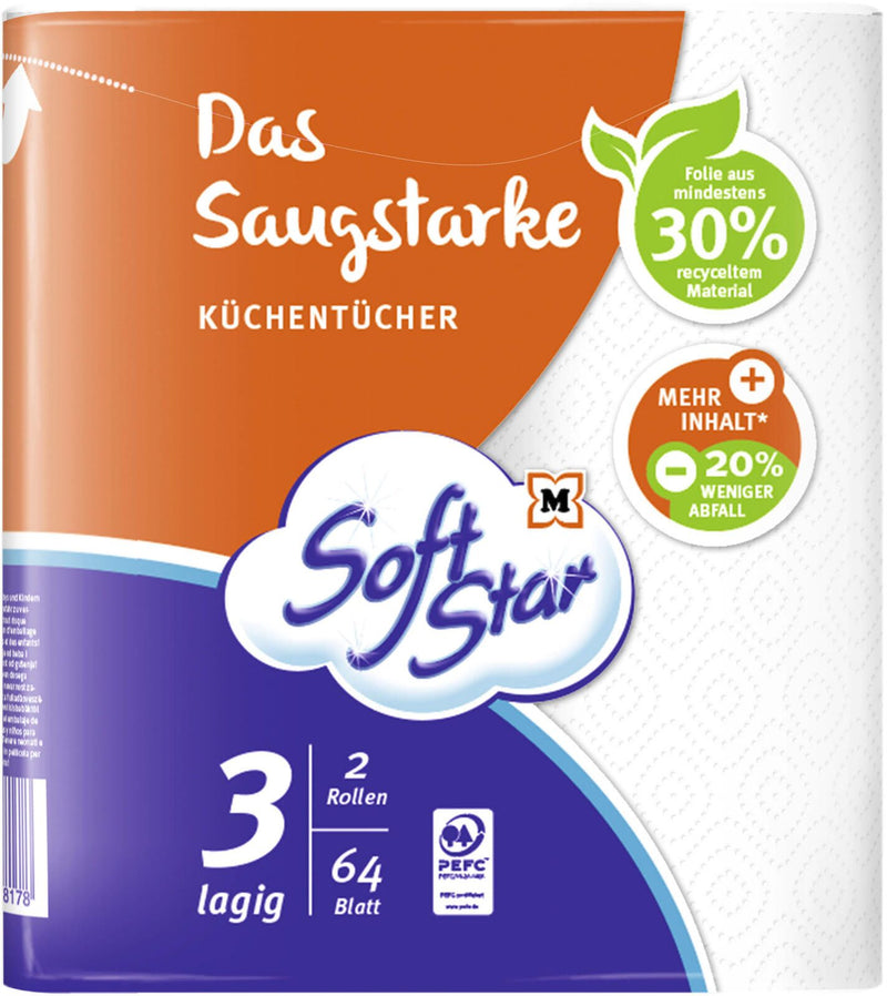 Soft Star Küchenrollen 3-lagig