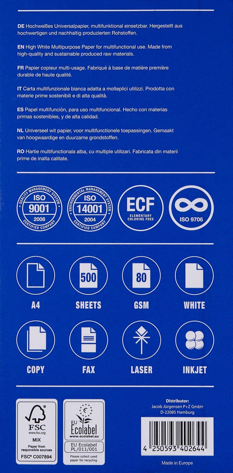 go copy Kopierpapier DIN A4 80 g/m²
