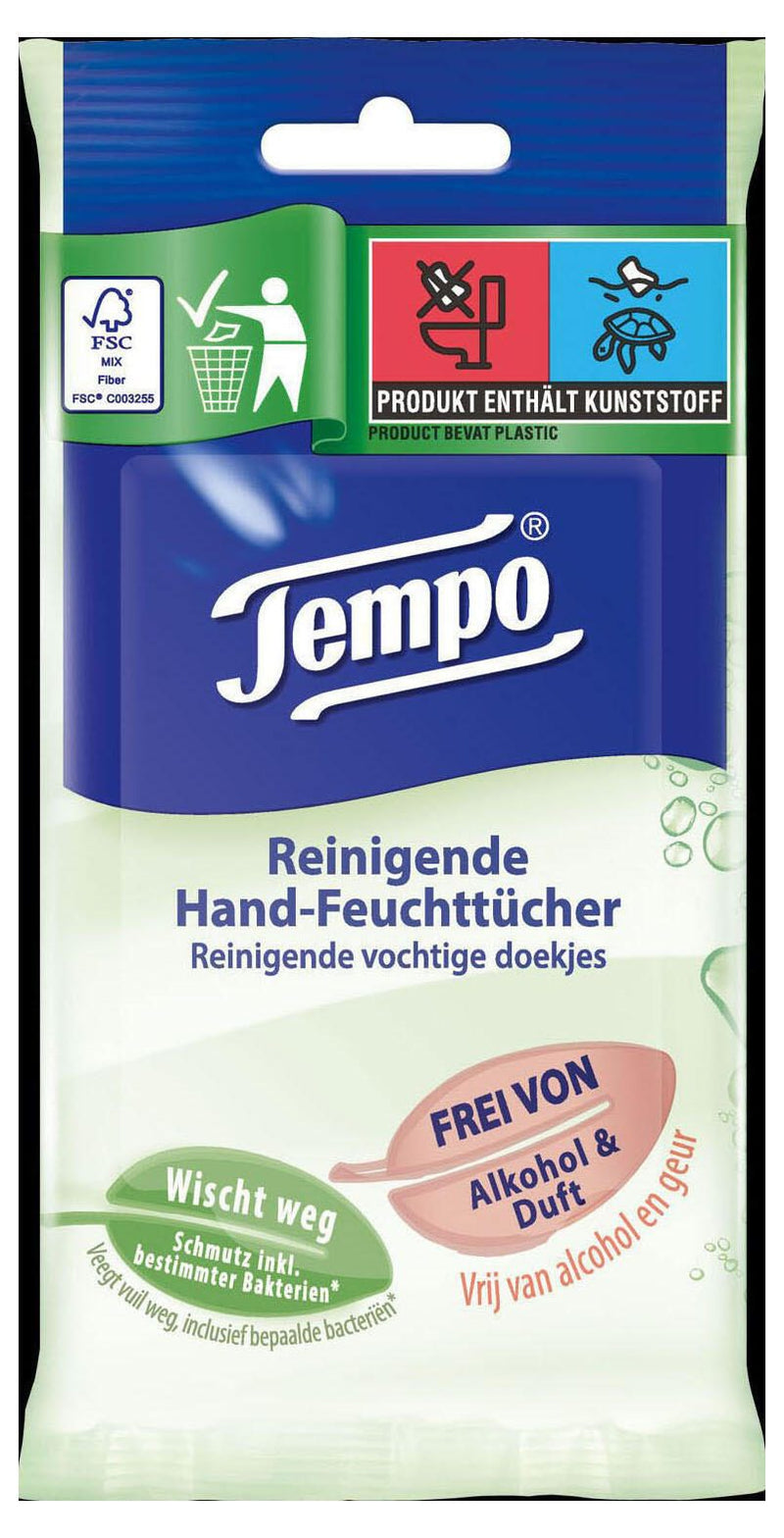 Tempo Handreinigungstücher Reinigend 1-lagig