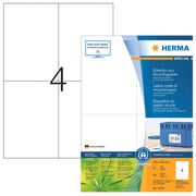 HERMA Etiketten 10734 weiß 105,0 x 148,0 mm