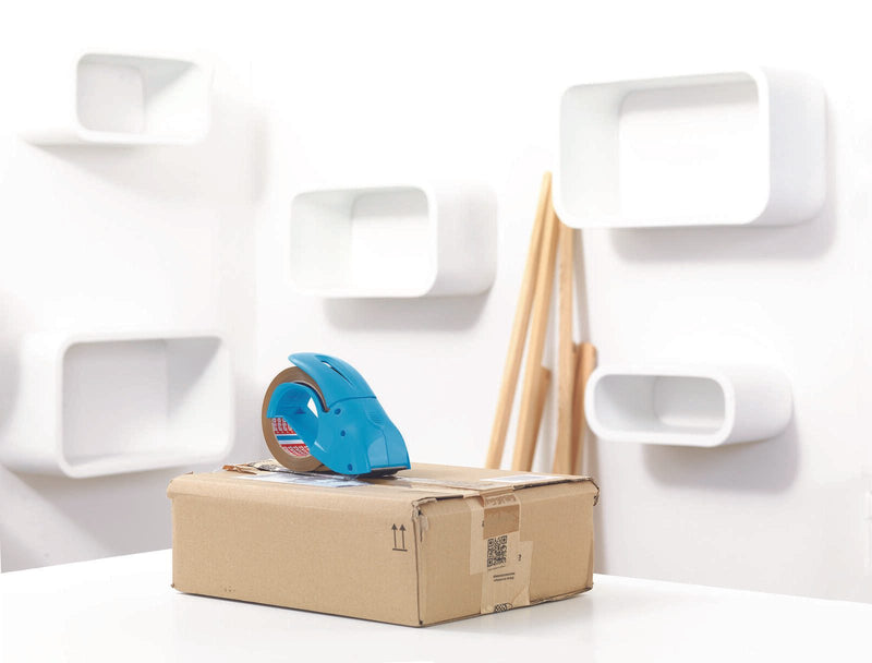 tesa Packbandabroller blau
