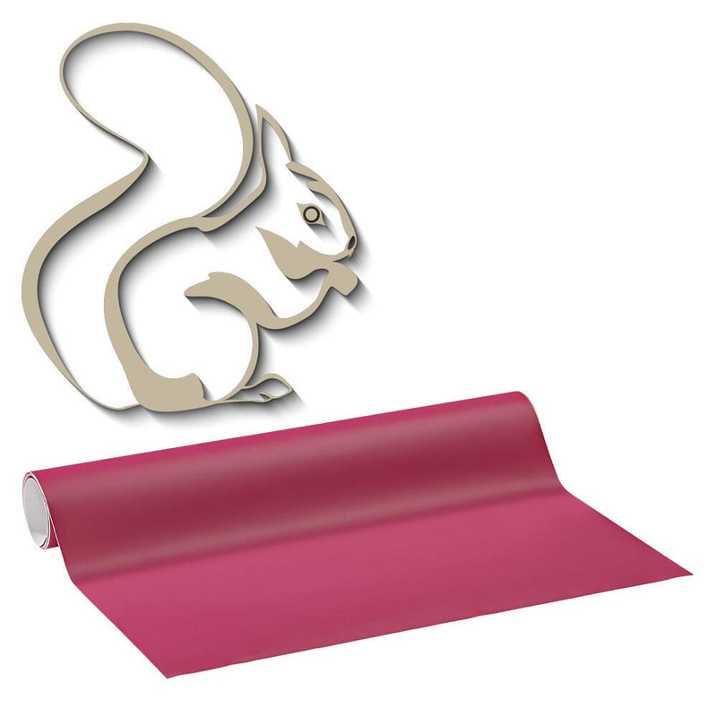 plottiX Wandtattoo-Folie 31.5 cm x 1 m pink