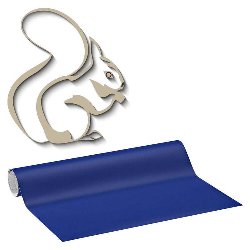 plottiX Wandtattoo-Folie 31.5 cm x 1 m königsblau
