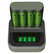 GP USB-Akku-Ladegerät inkl. Akkus Docking Station 4x AA