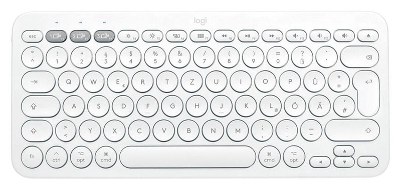 Logitech Tastatur kabellos K380 für Mac weiß